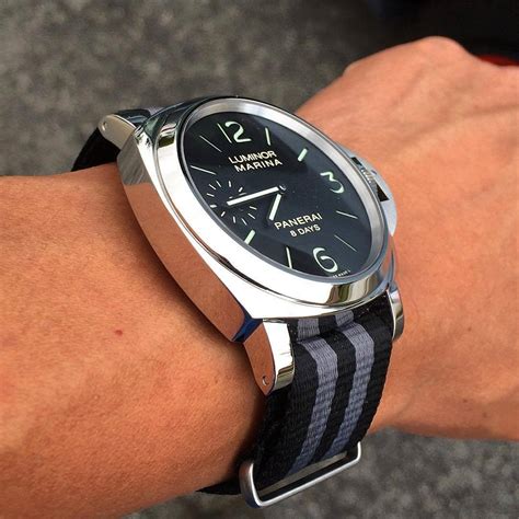 panerai compatible straps|Panerai nato straps.